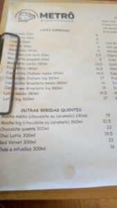 Metrô Cafés Especiais