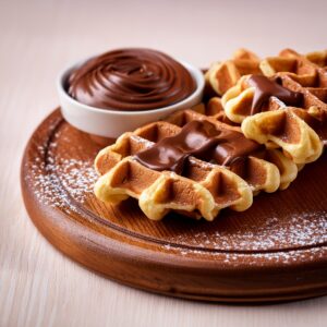 waffles com nutella 1