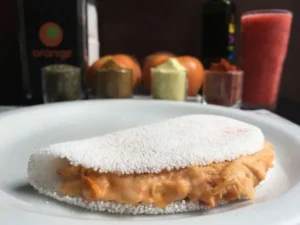 Tapioca de frango com requeijao