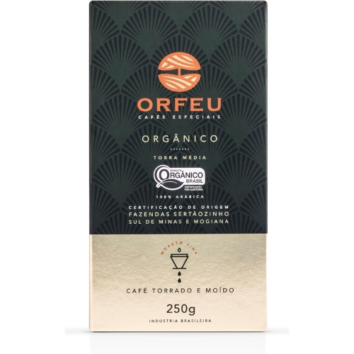 ORFEU Café Moído Orgânico Orfeu 250G